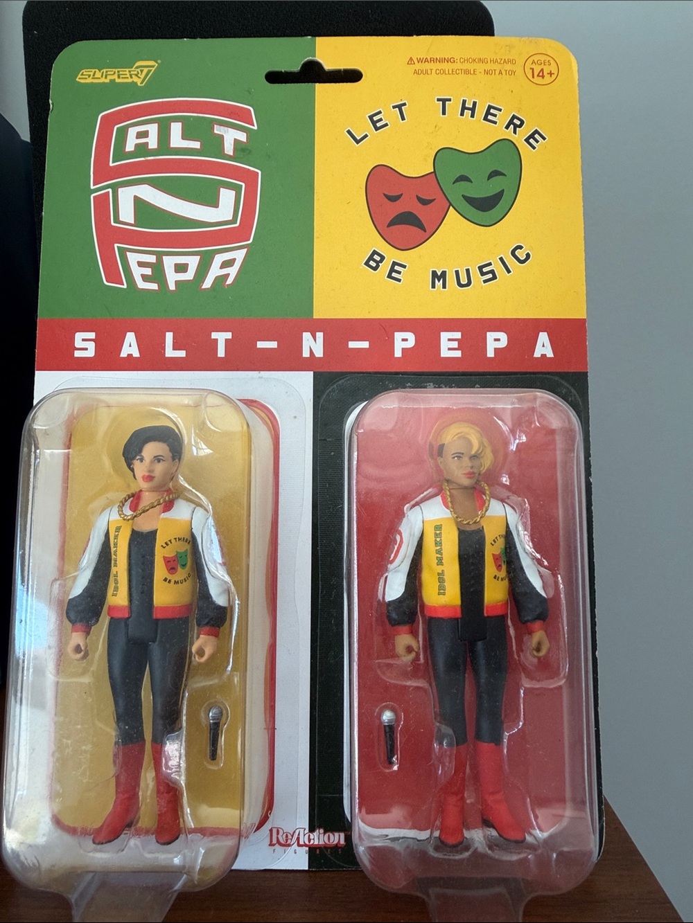 Salt-N-Pepa 'Let There Be Music' Vinyl Figure Duo - Yellow, Red, Black
